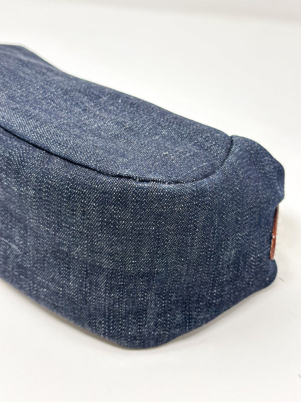 Miu Miu Blue Denim Shoulder Bag