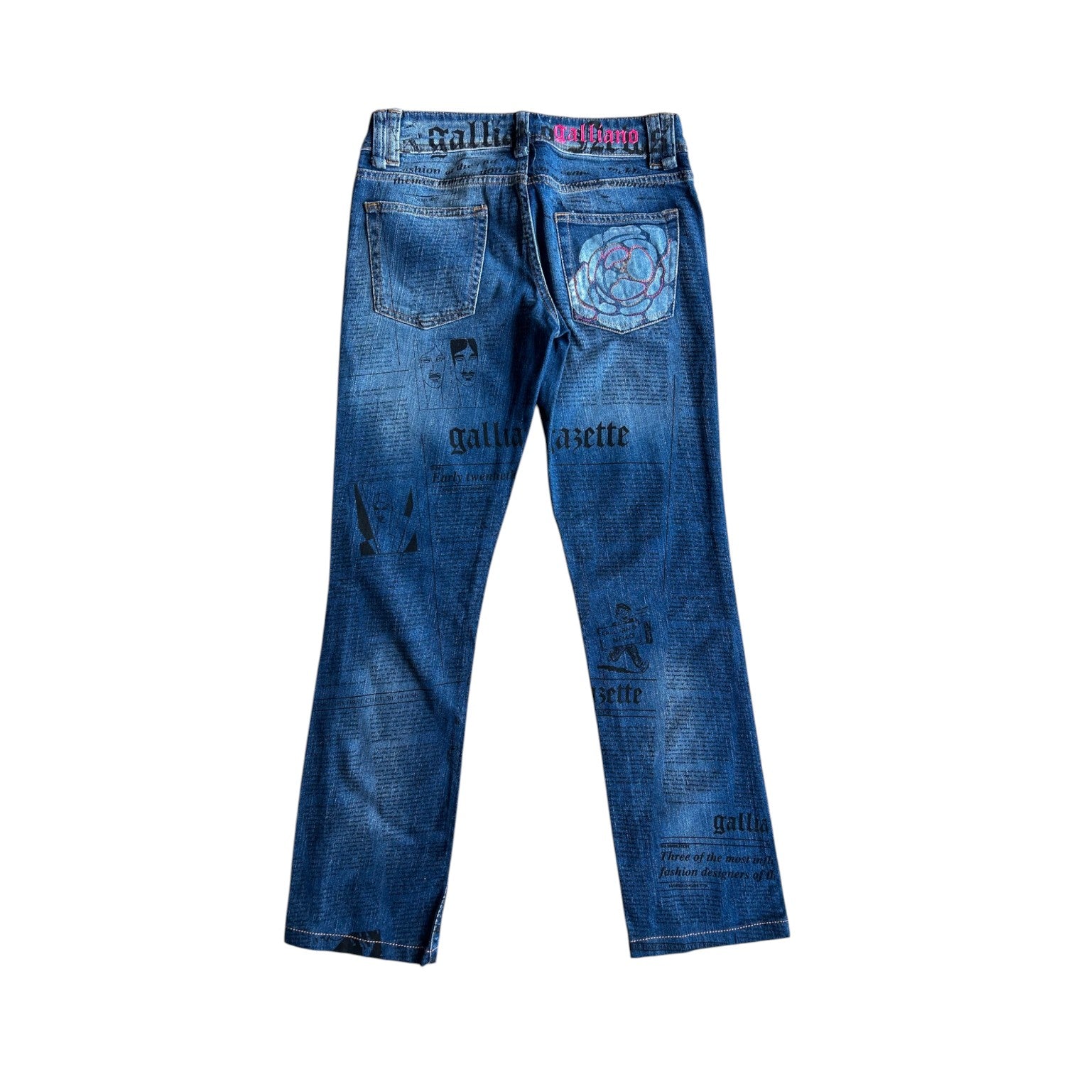 John Galliano Gazette Jeans