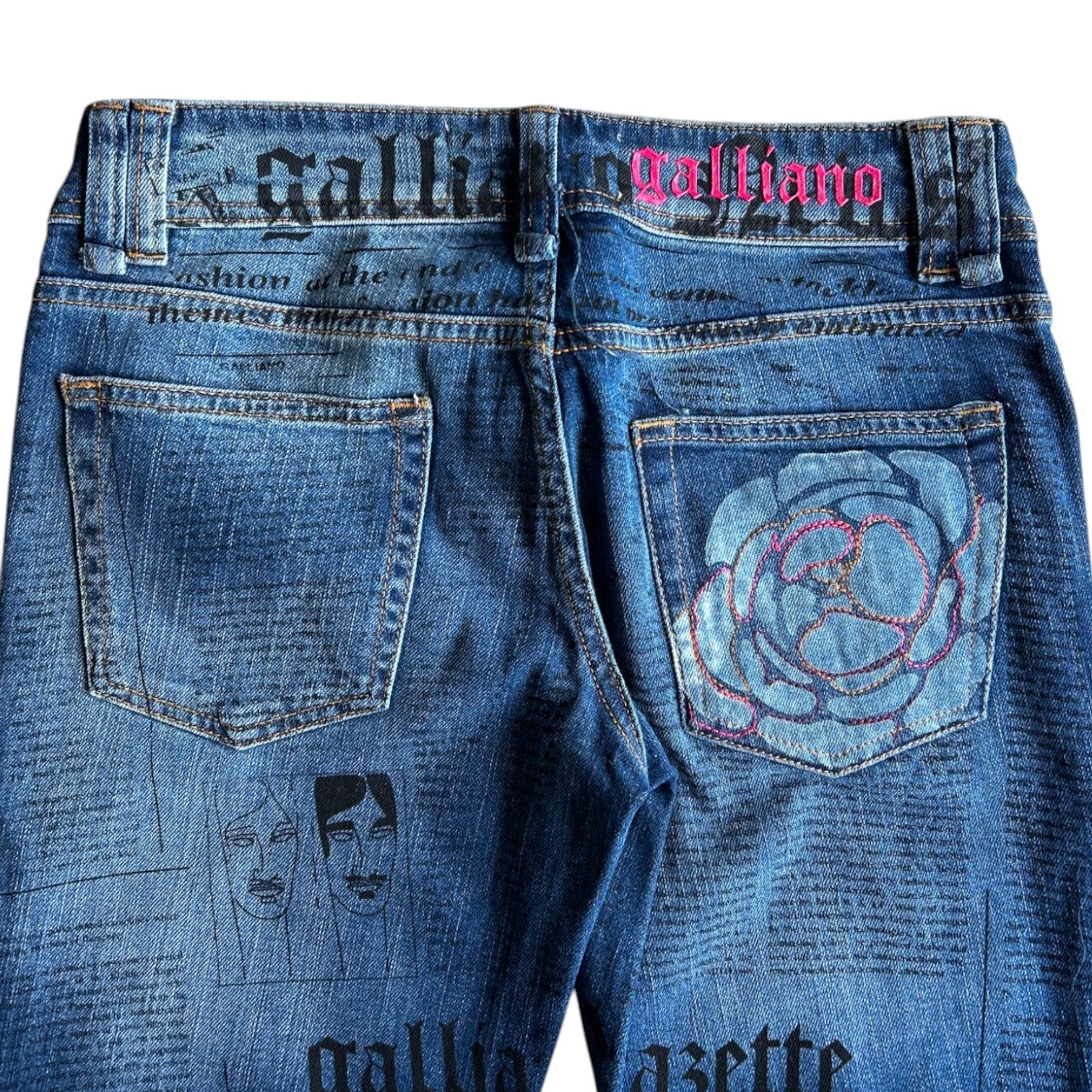 John Galliano Gazette Jeans