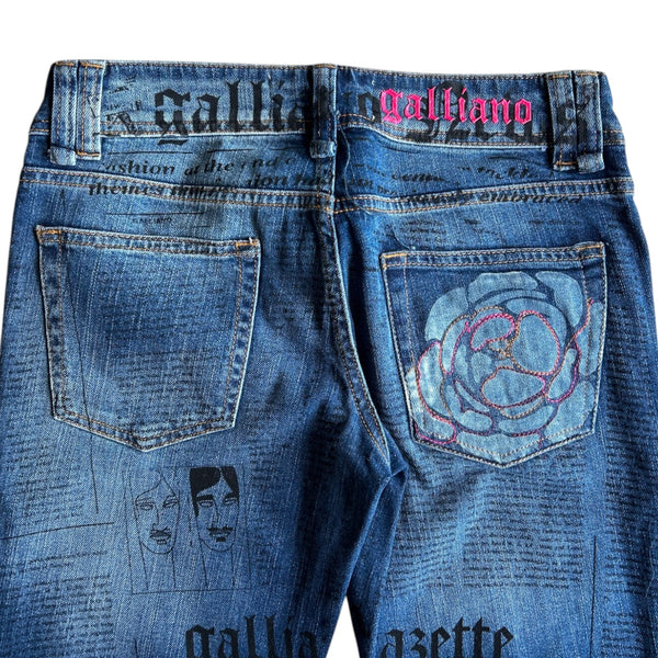 John Galliano Gazette Jeans