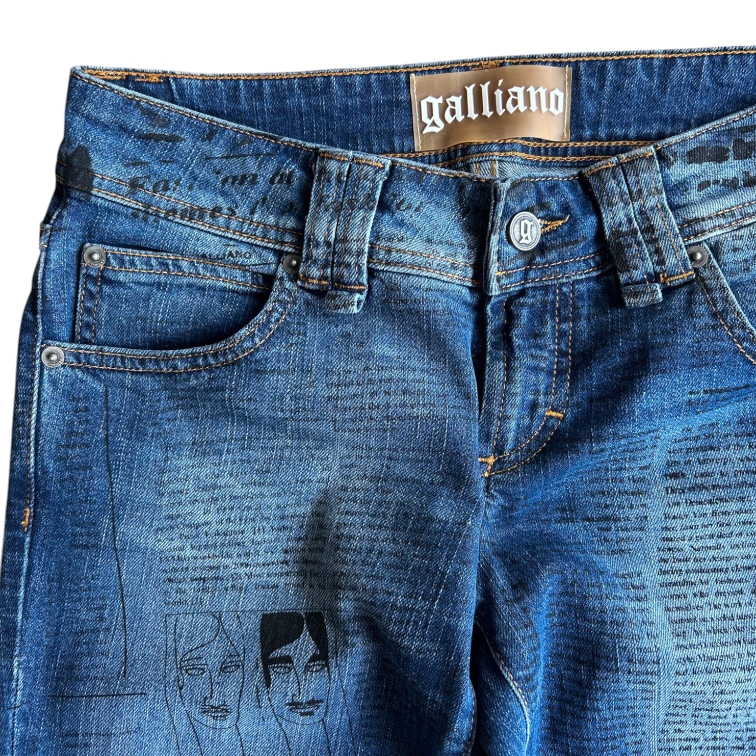 John Galliano Gazette Jeans