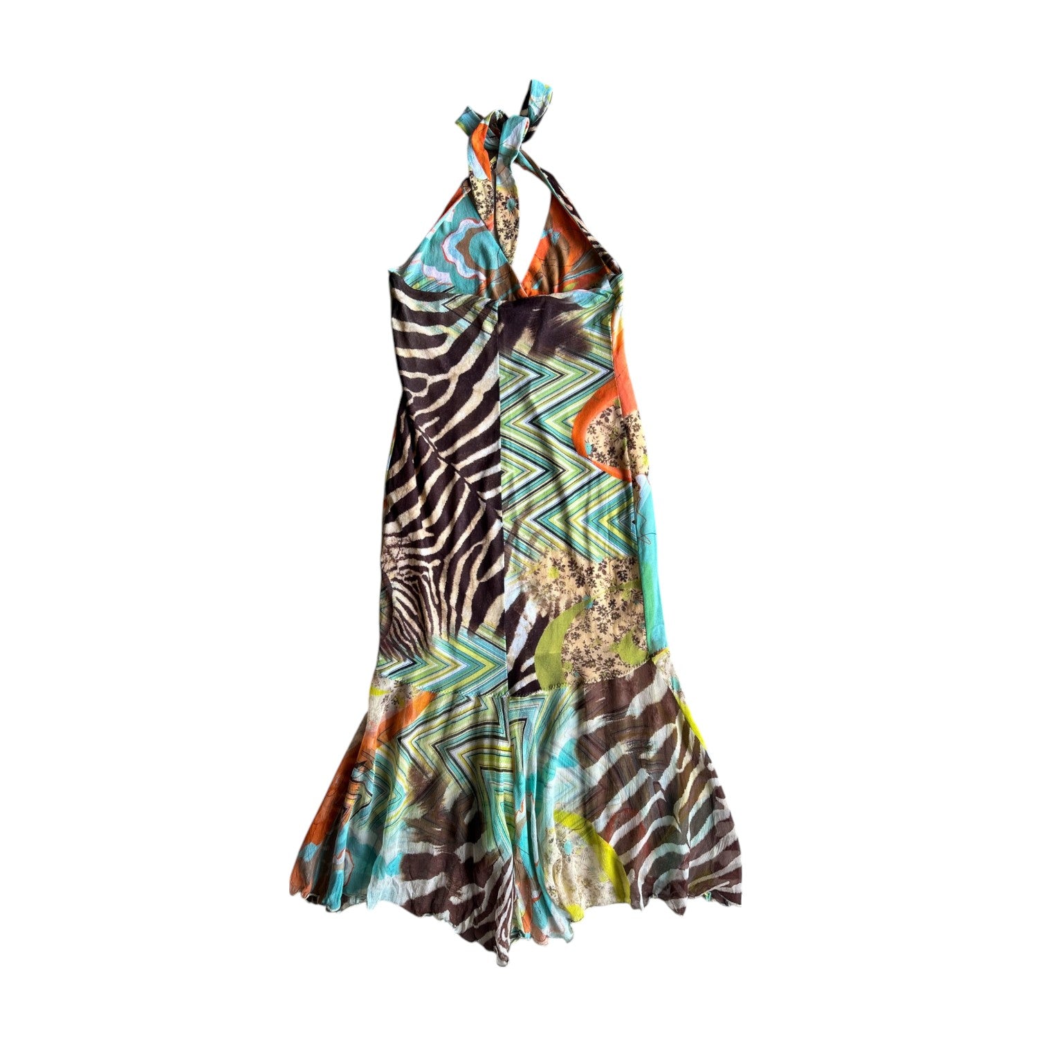 Roberto Cavalli Halter Dress