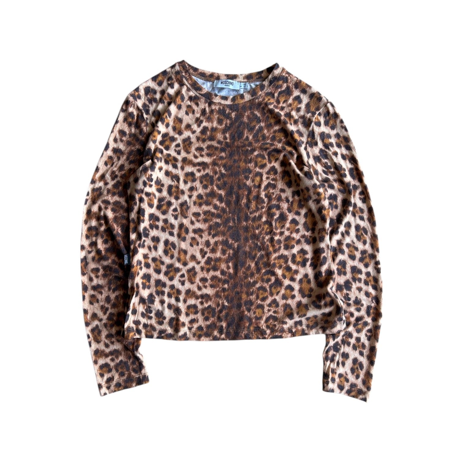 Moschino Leopard-Print Top.