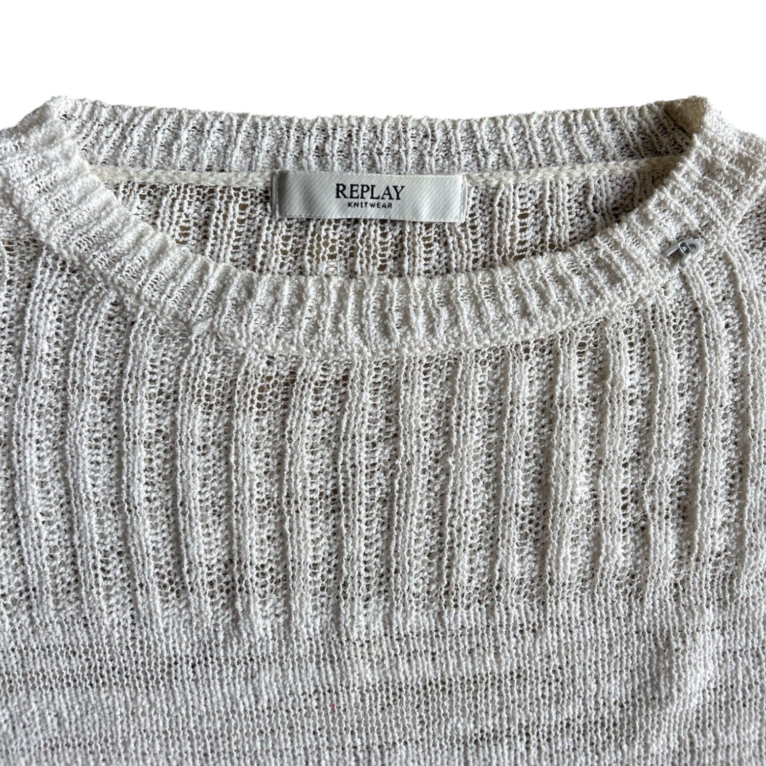 Replay Crochet Knit Jumper