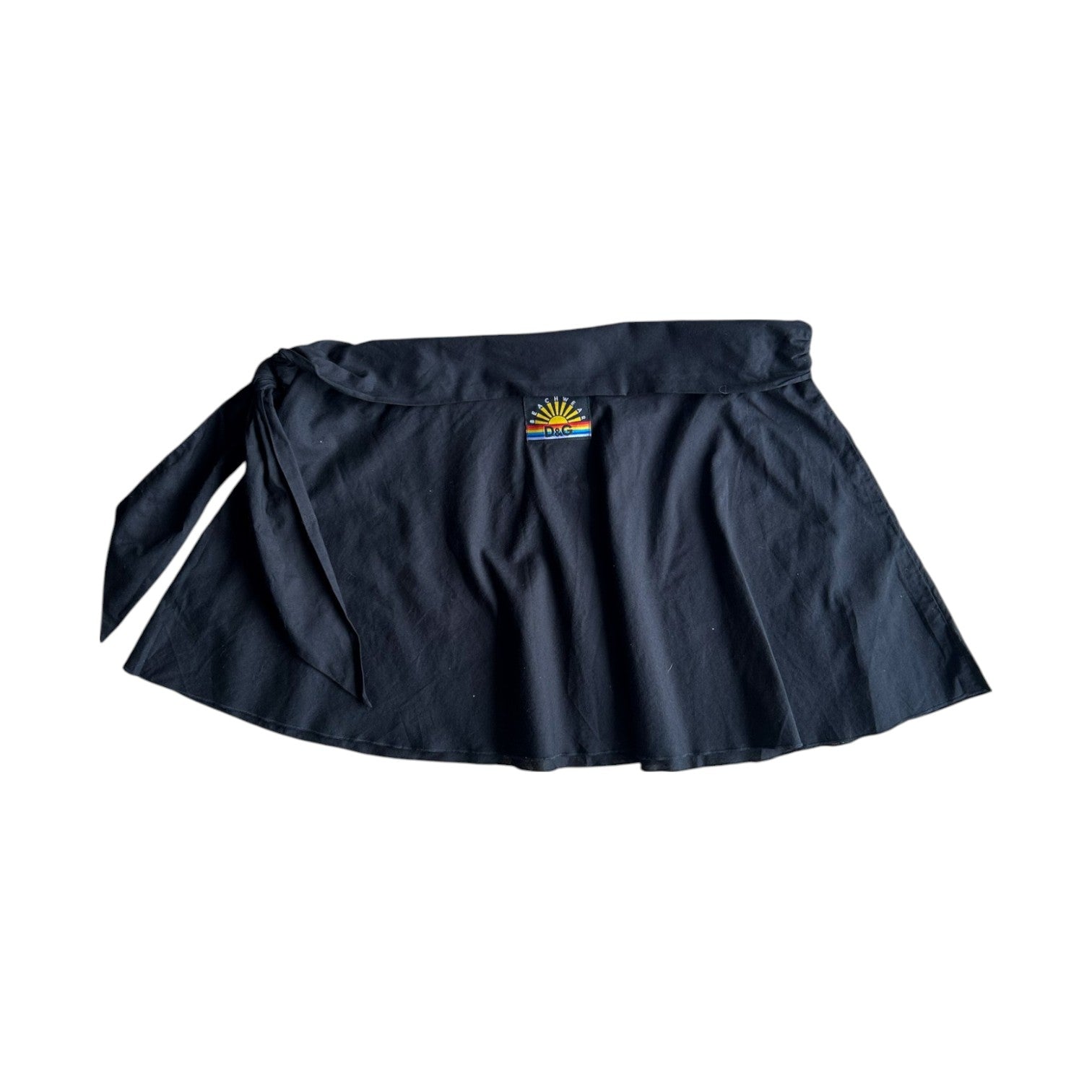 Dolce and Gabbana Beach Wrap Mini Skirt