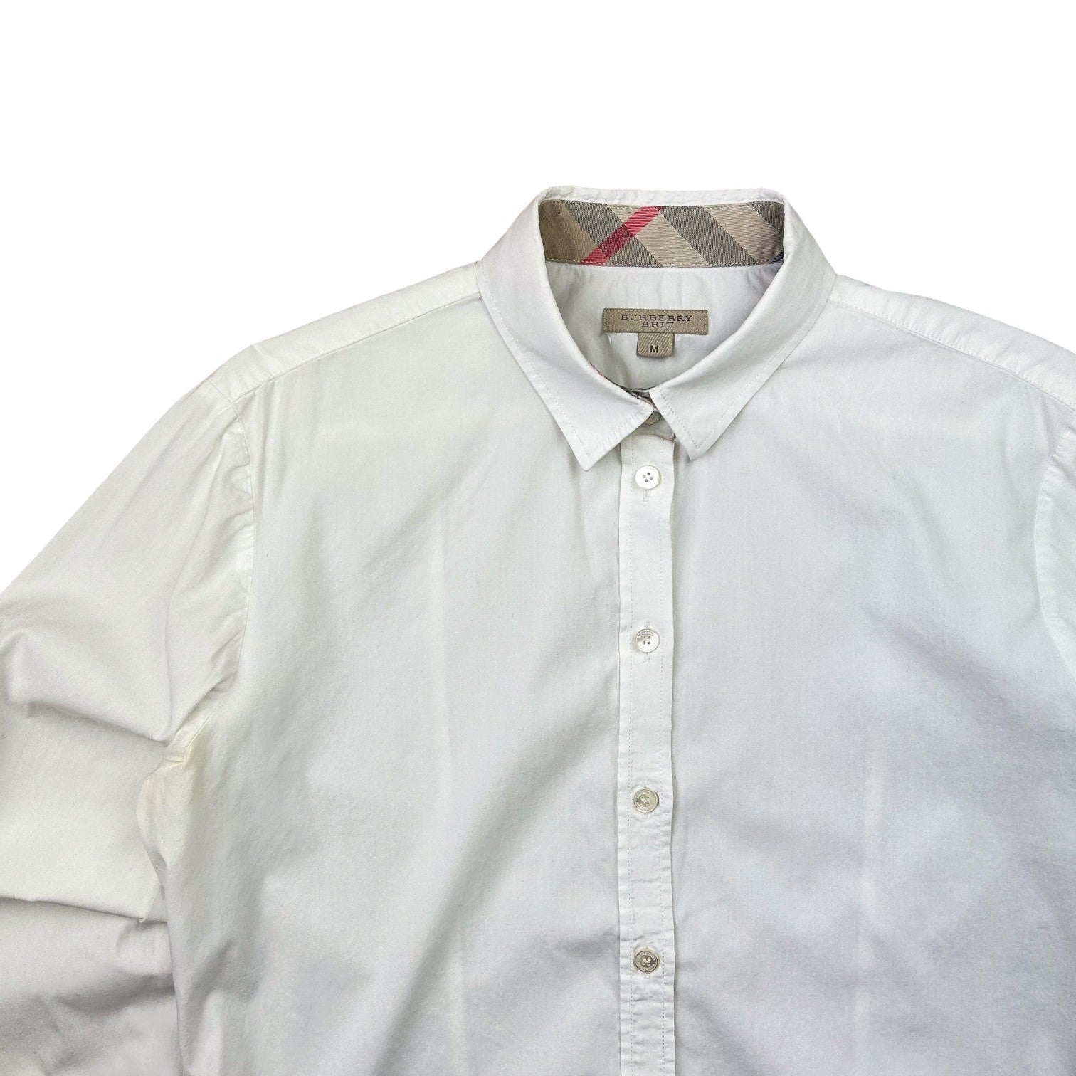 Burberry White Button-Up Shirt