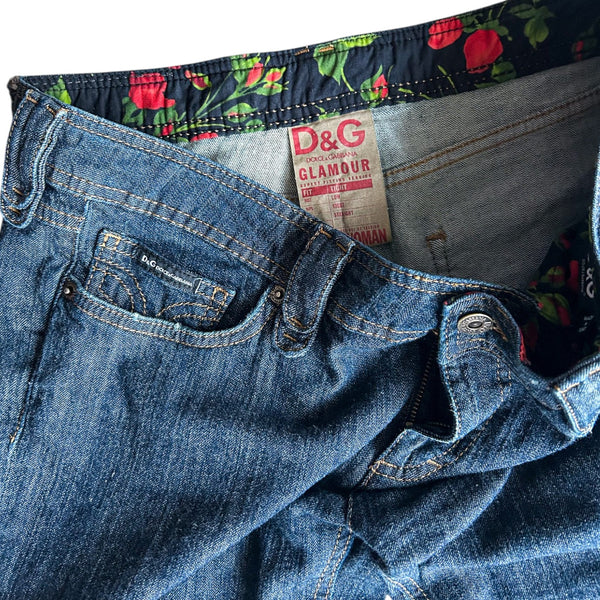 D&G Glamour Capri Jeans
