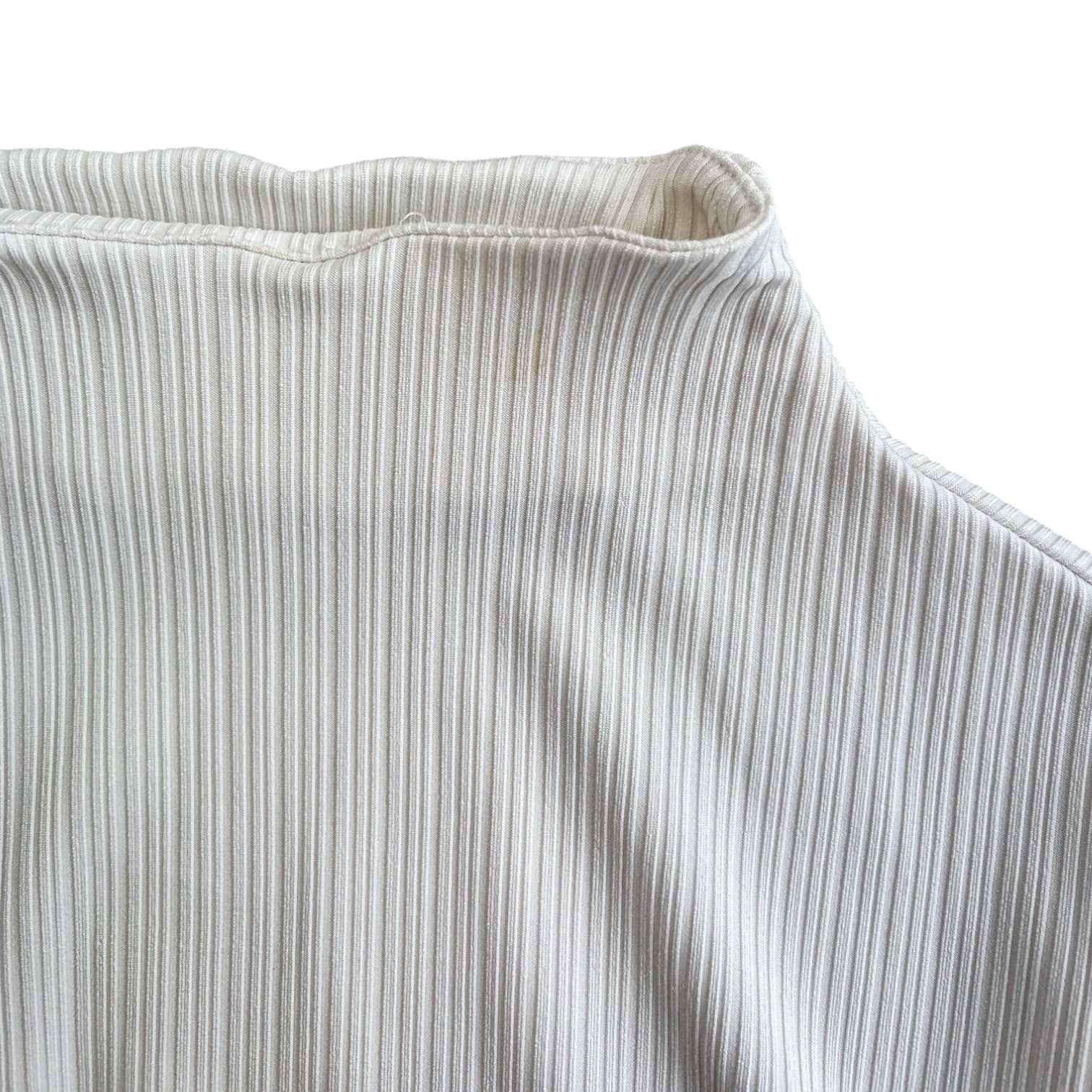 Calvin Klein Jeans White Mock Neck Top