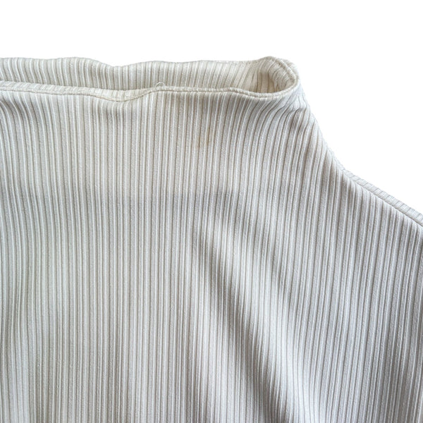 Calvin Klein Jeans White Mock Neck Top