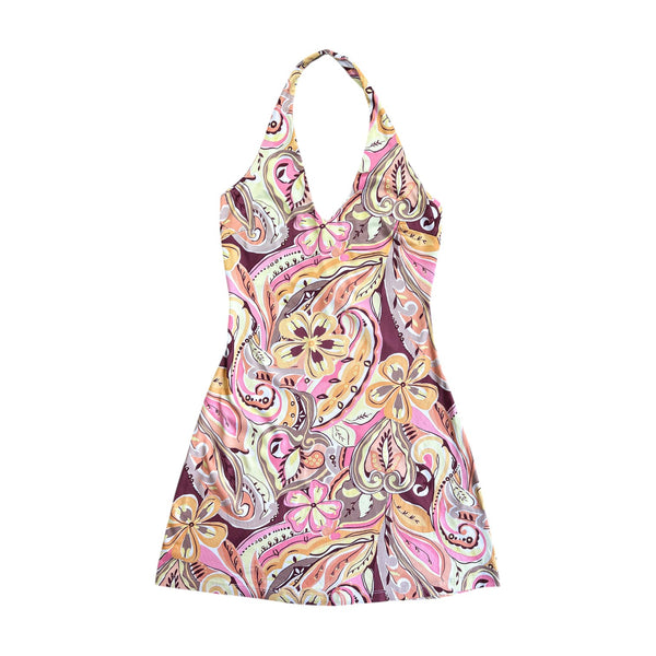 Dolce & Gabbana Halterneck Mini Dress