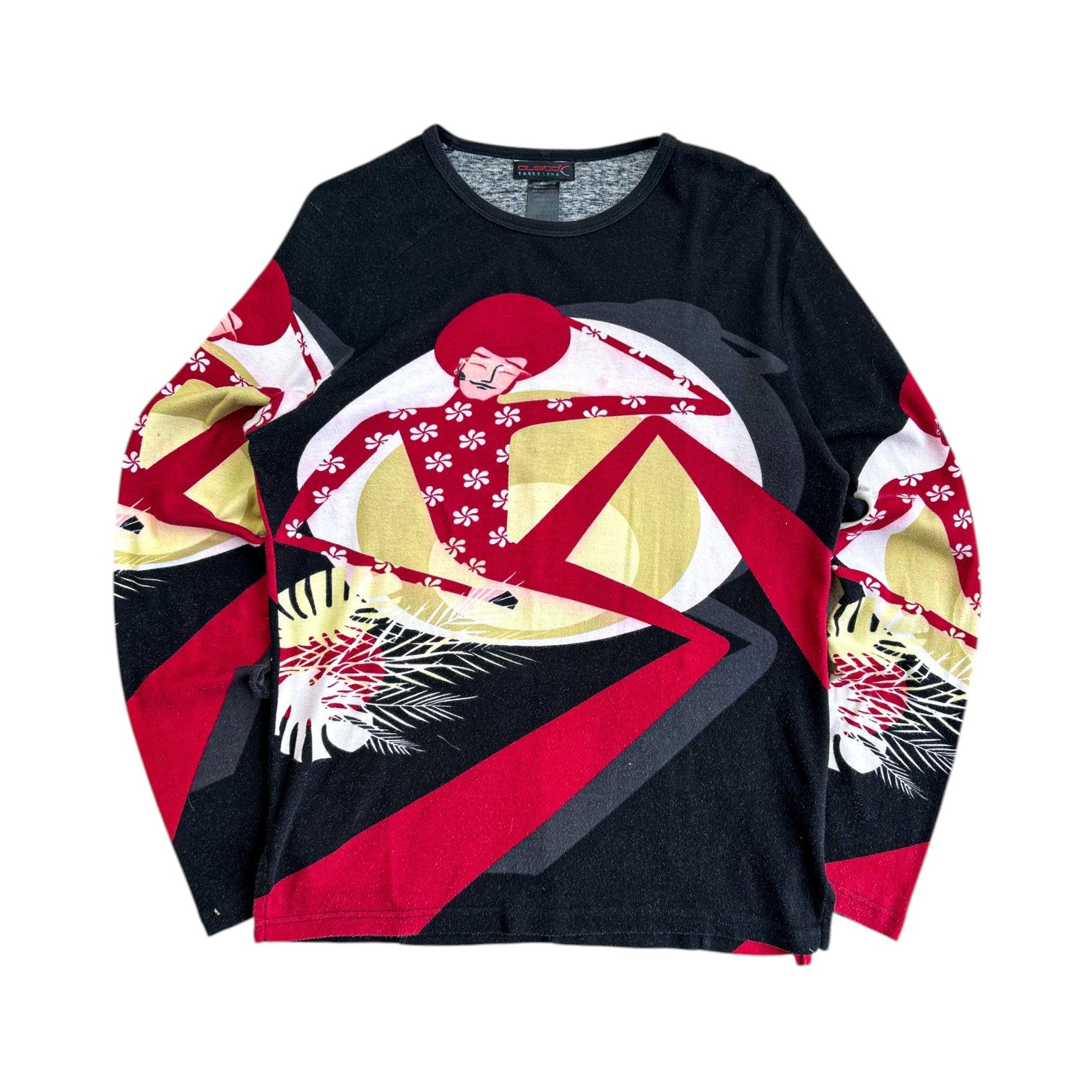 Custo Barcelona Graphic Long Sleeve Top