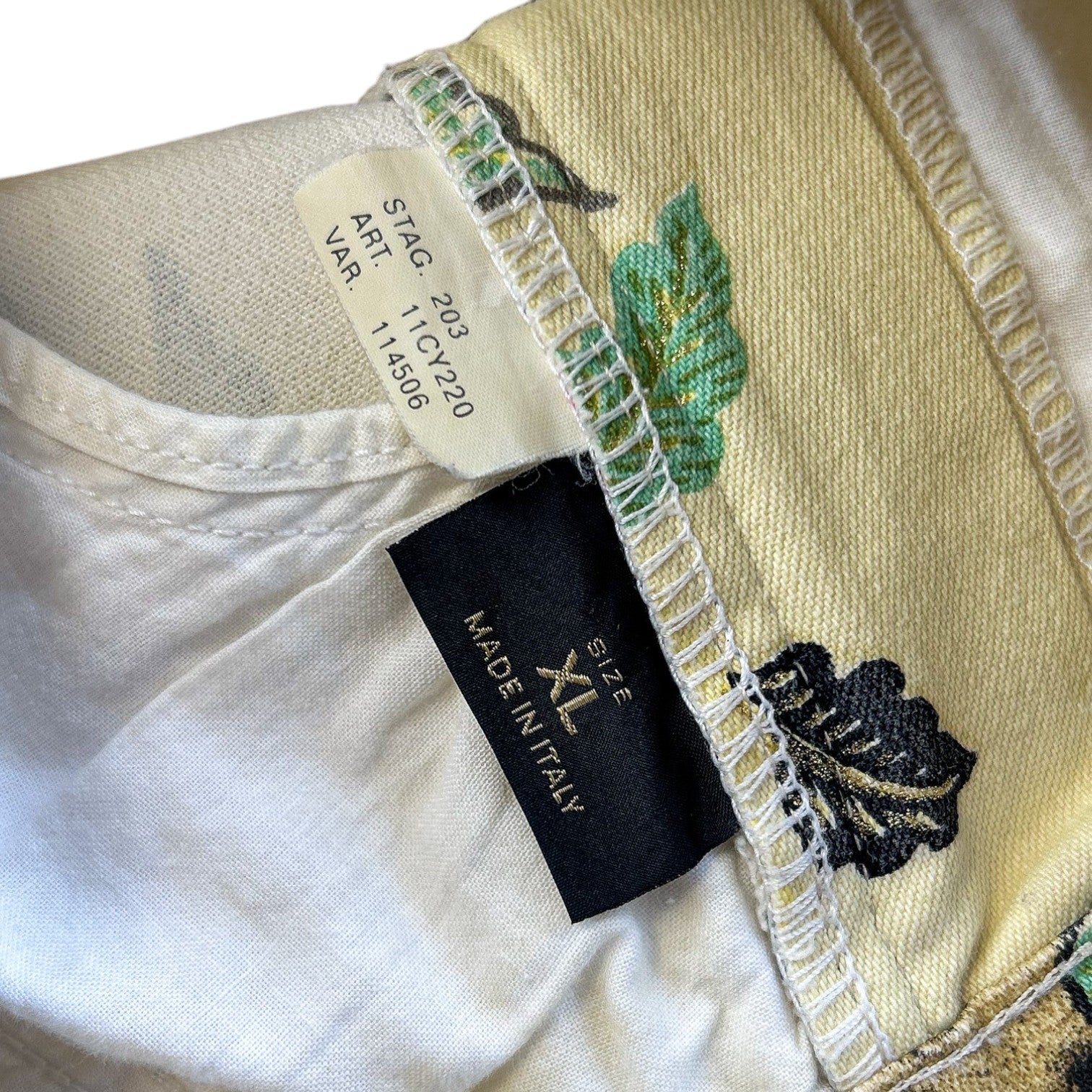 Roberto Cavalli Vintage Floral & Leopard Print Jeans