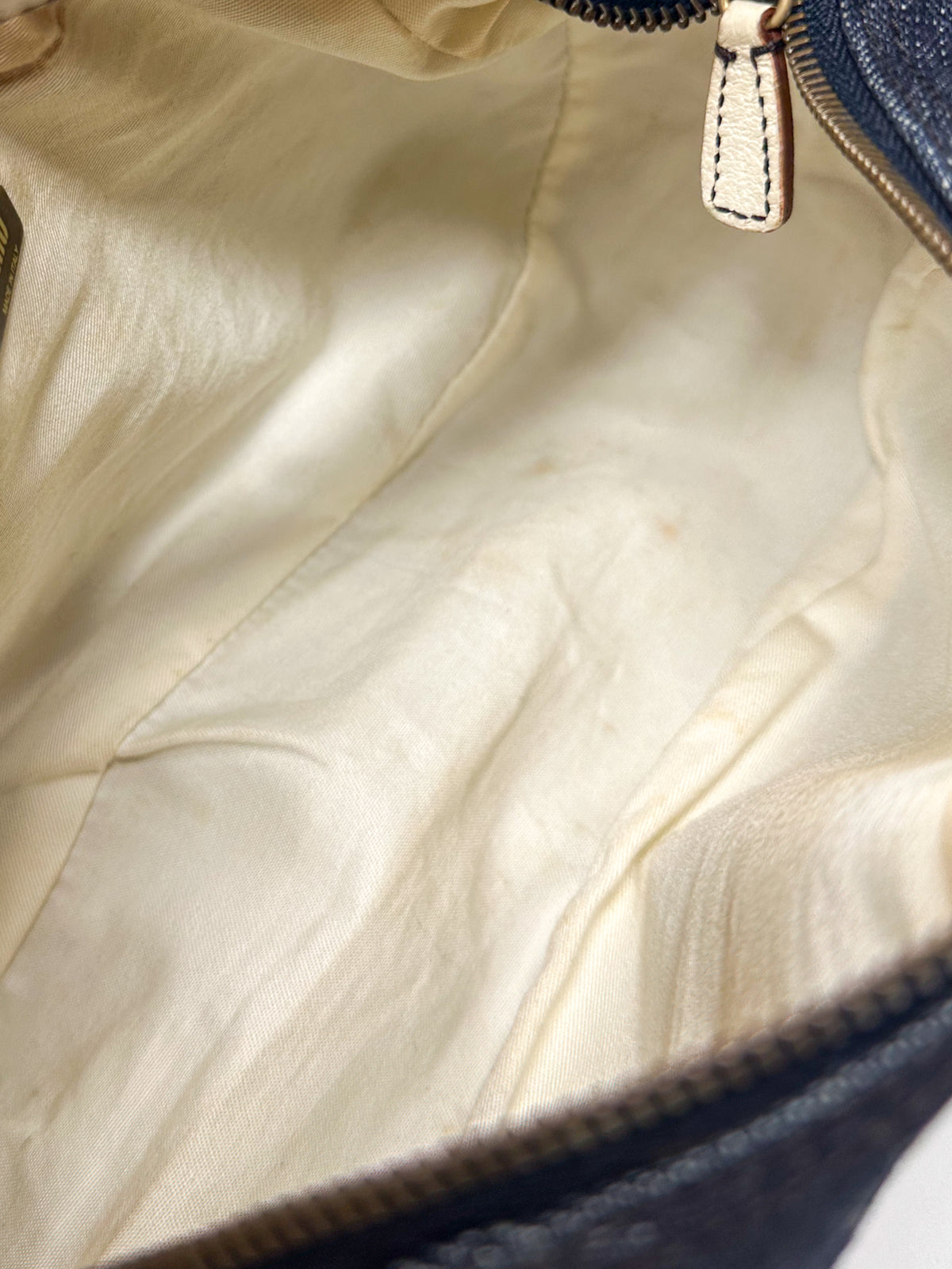 Miu Miu Blue Denim Shoulder Bag
