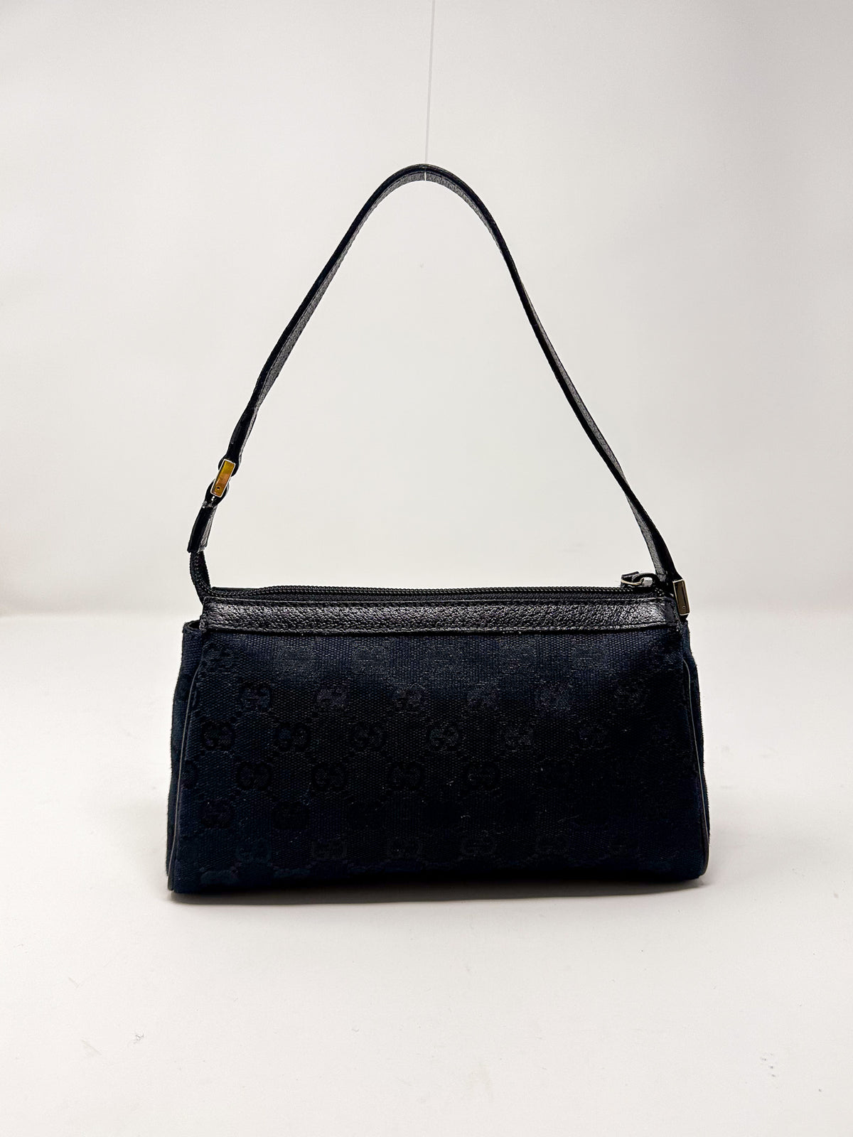 Gucci Black GG D-Ring Pochette