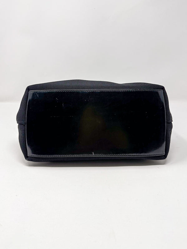 Gucci Tom Ford Black Canvas Hobo Bag