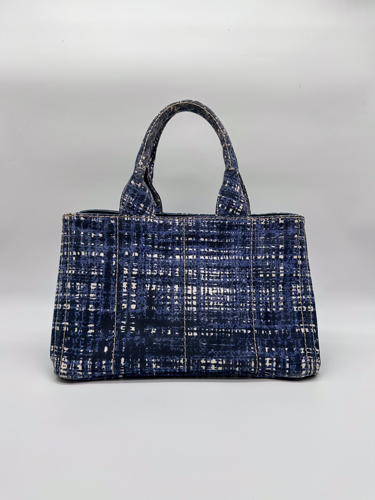 Prada Canapa Canvas Tote Bag