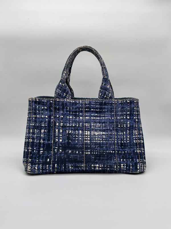 Prada Canapa Canvas Tote Bag