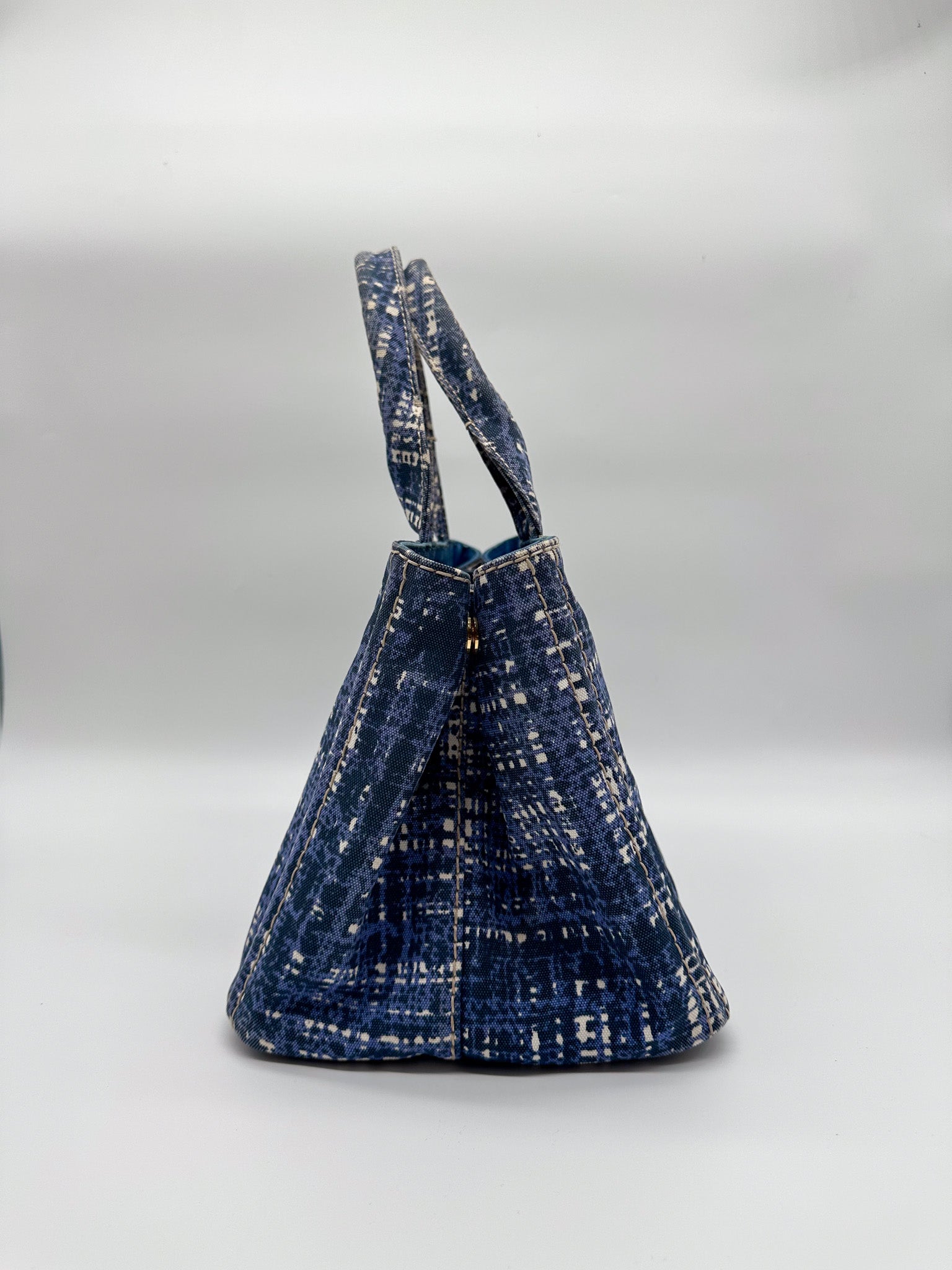 Prada Canapa Canvas Tote Bag