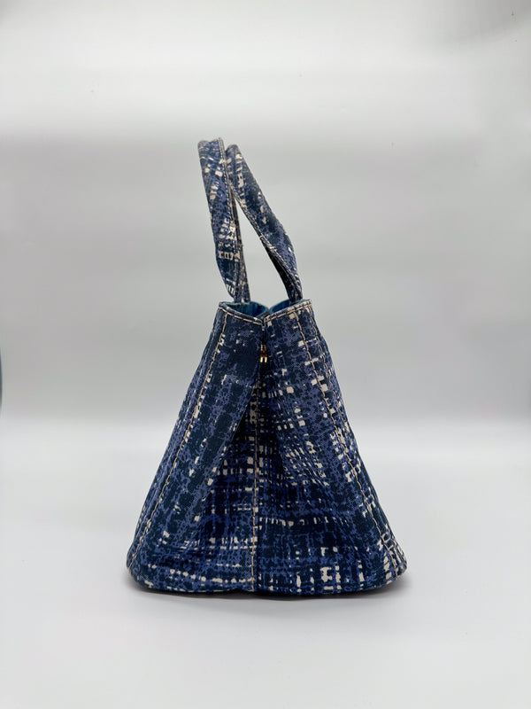 Prada Canapa Canvas Tote Bag