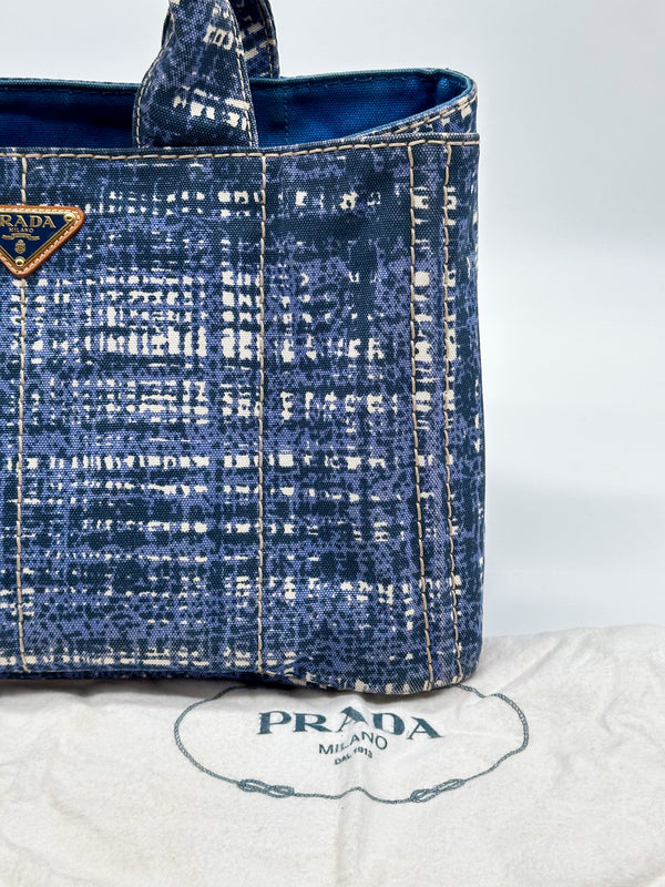 Prada Canapa Canvas Tote Bag
