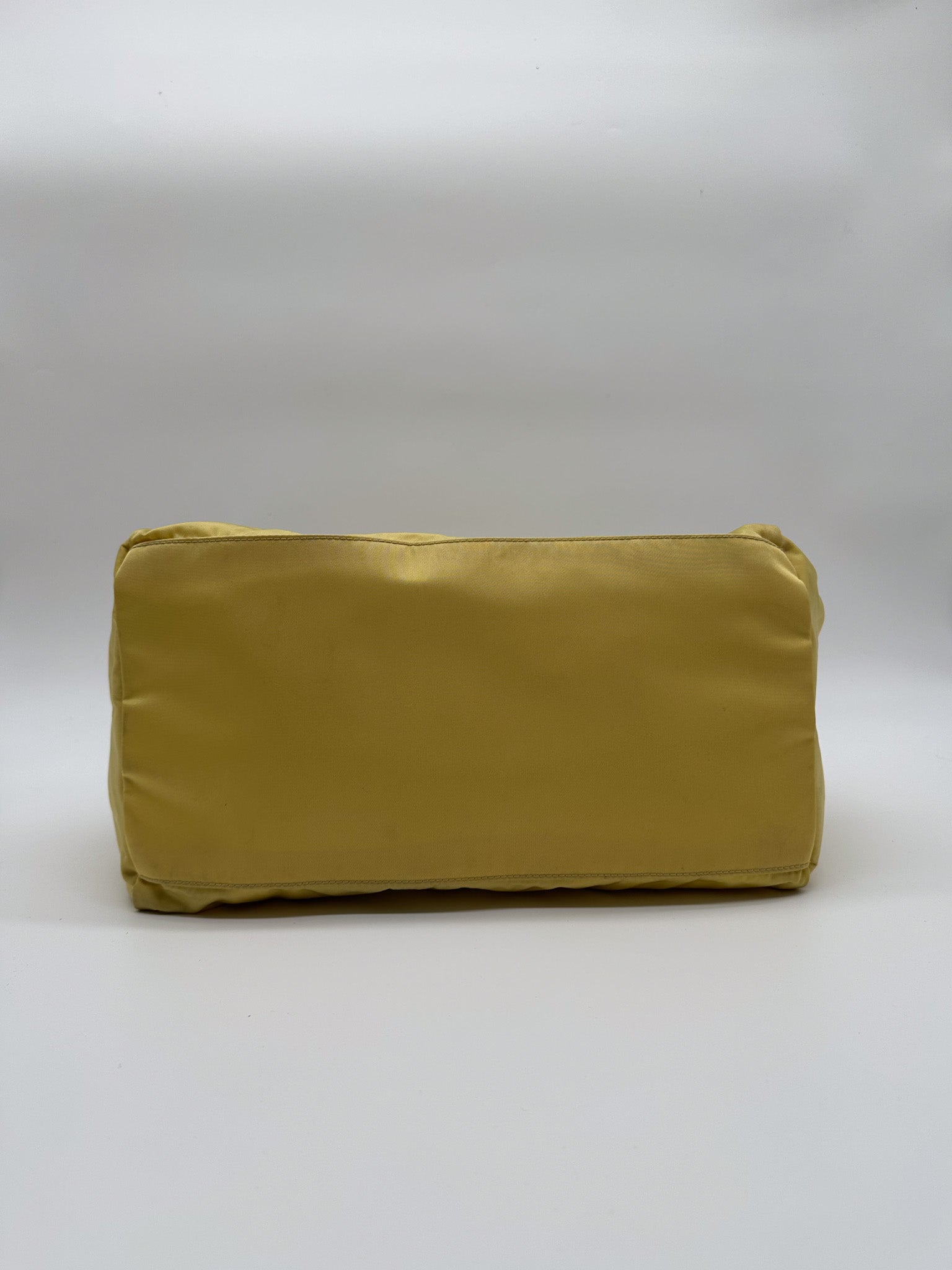 Prada Yellow Tessuto Nylon Tote Bag