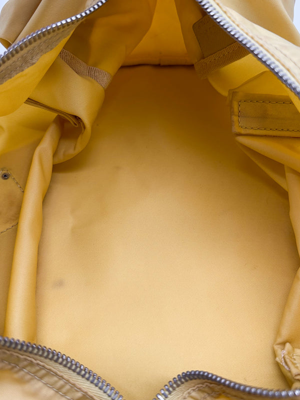 Prada Yellow Tessuto Nylon Tote Bag