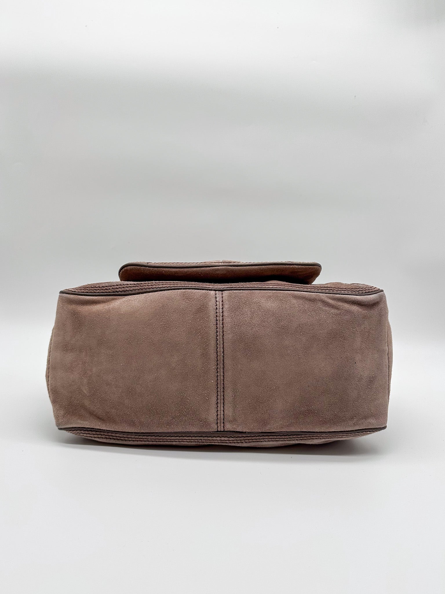 Celine Brown Suede Leather Boogie Bag