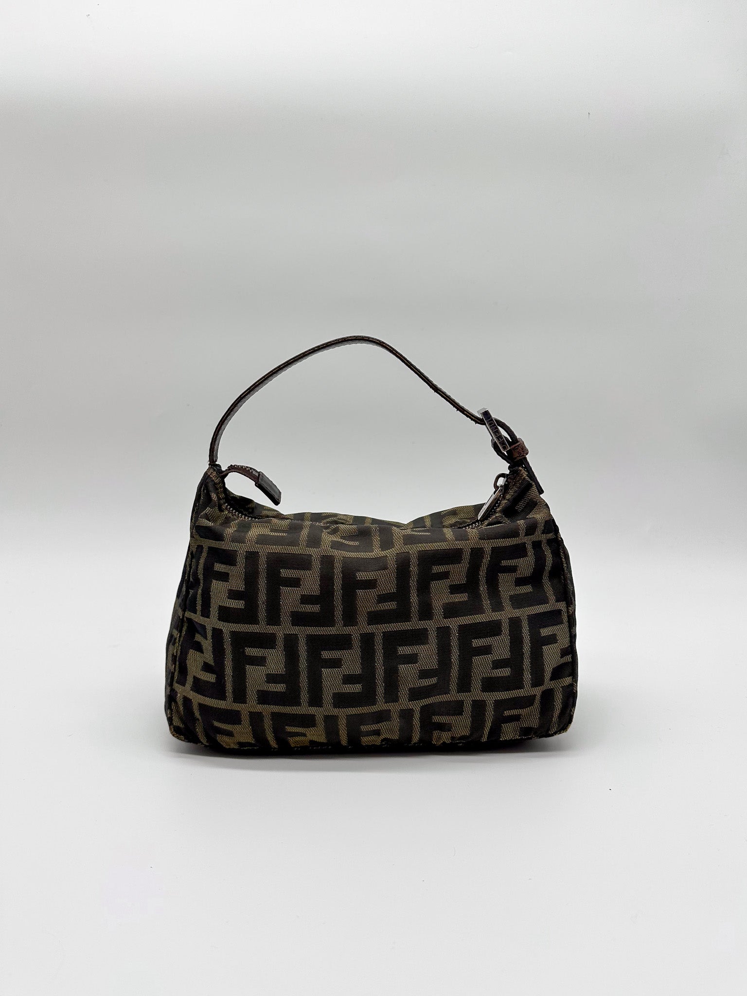 Fendi Zucca Canvas Mini Pouch