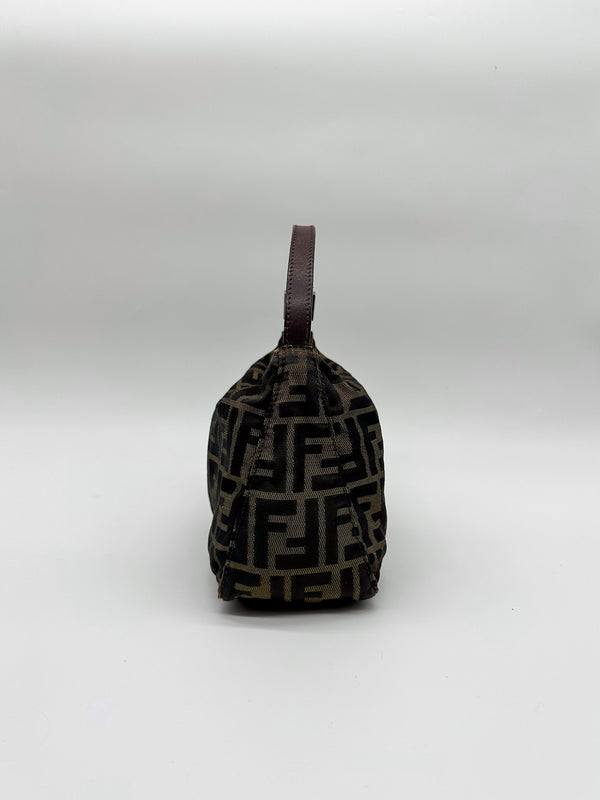 Fendi Zucca Canvas Mini Pouch