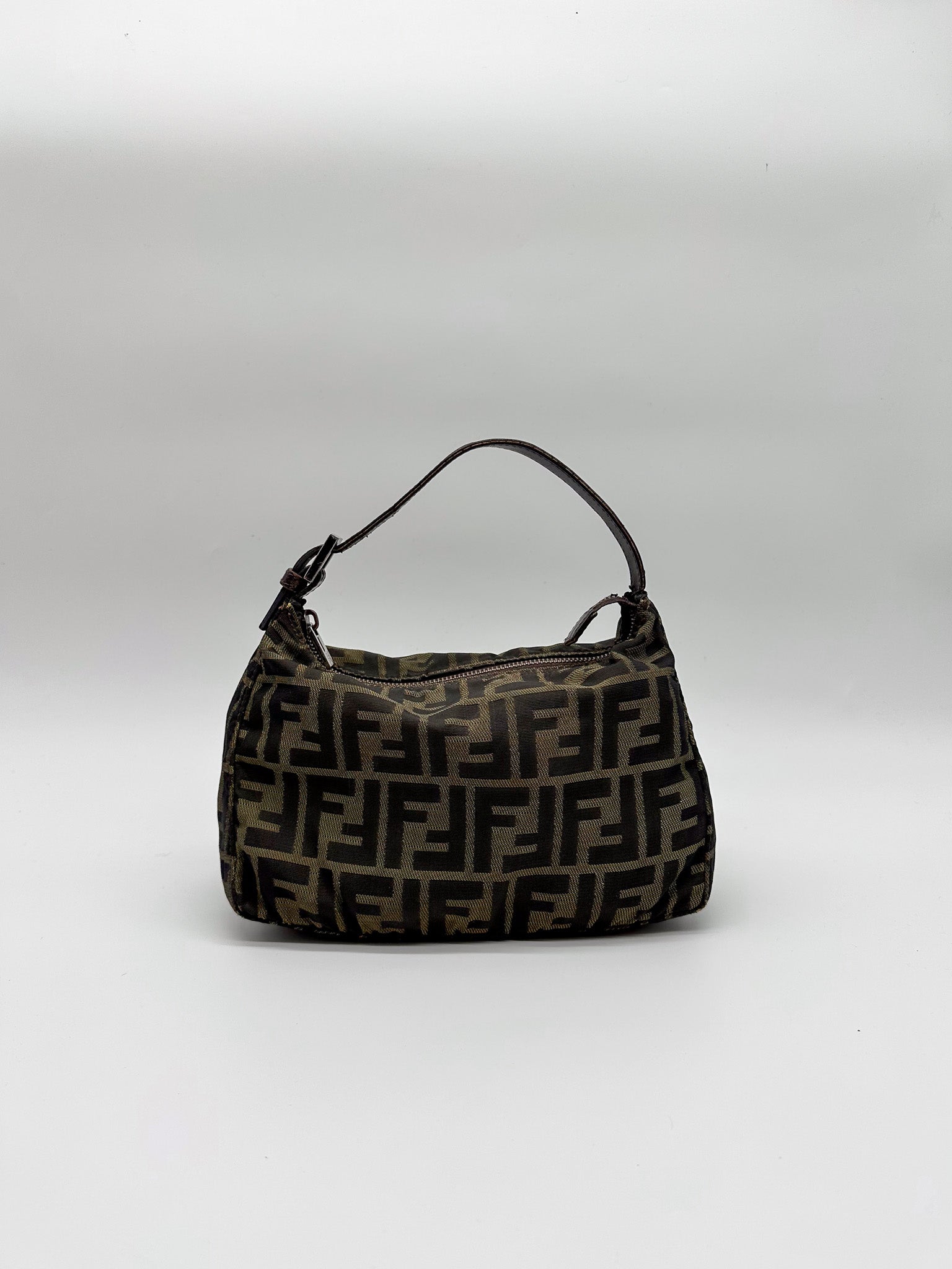 Fendi Zucca Canvas Mini Pouch