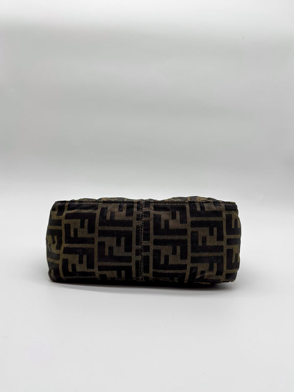 Fendi Zucca Canvas Mini Pouch