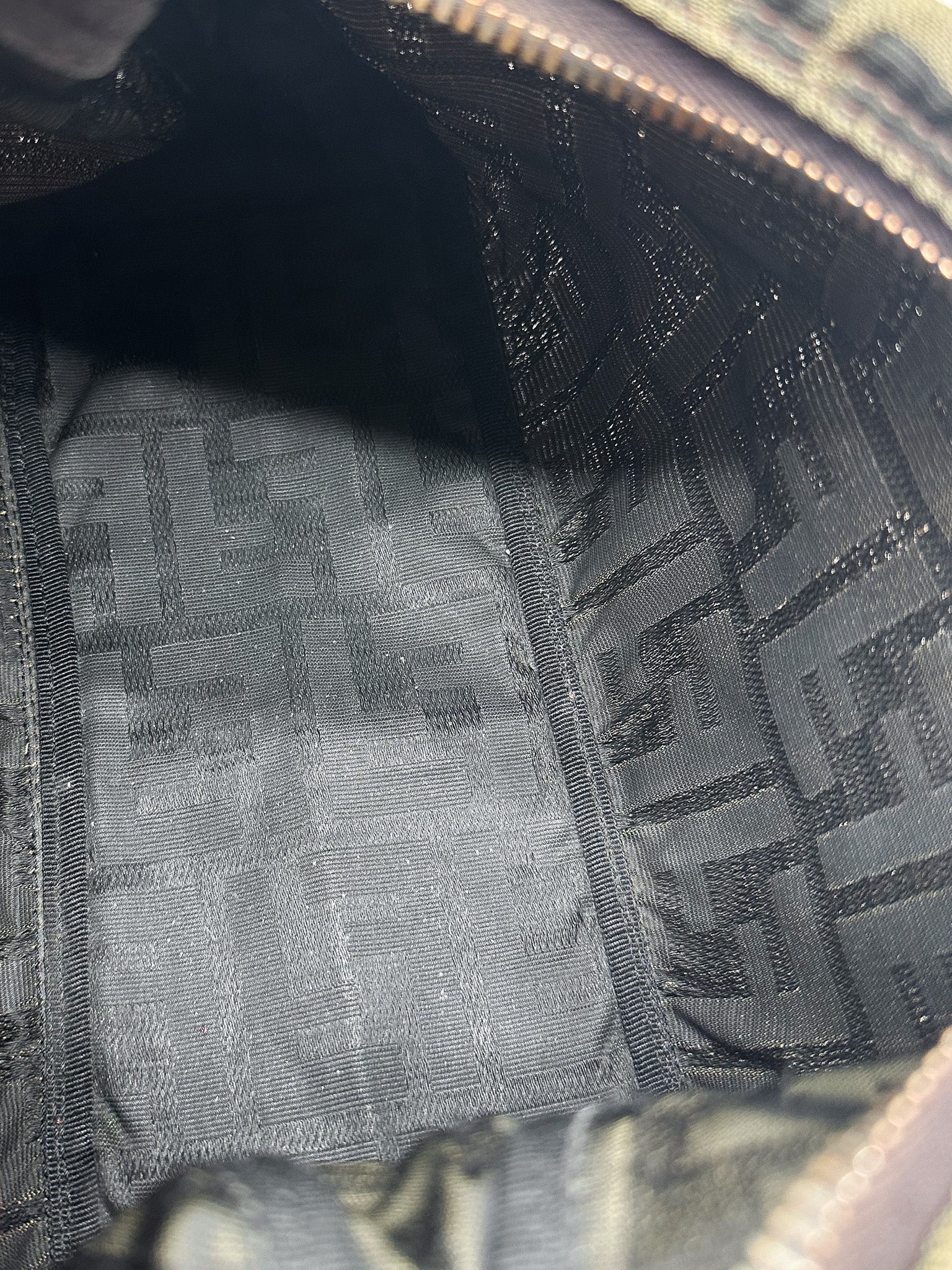 Fendi Zucca Canvas Mini Pouch