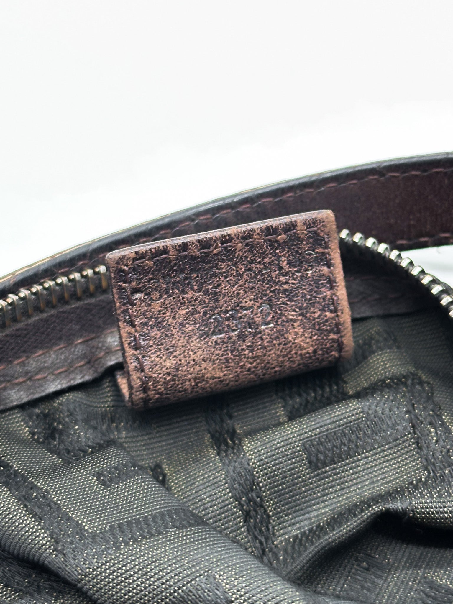 Fendi Zucca Canvas Mini Pouch