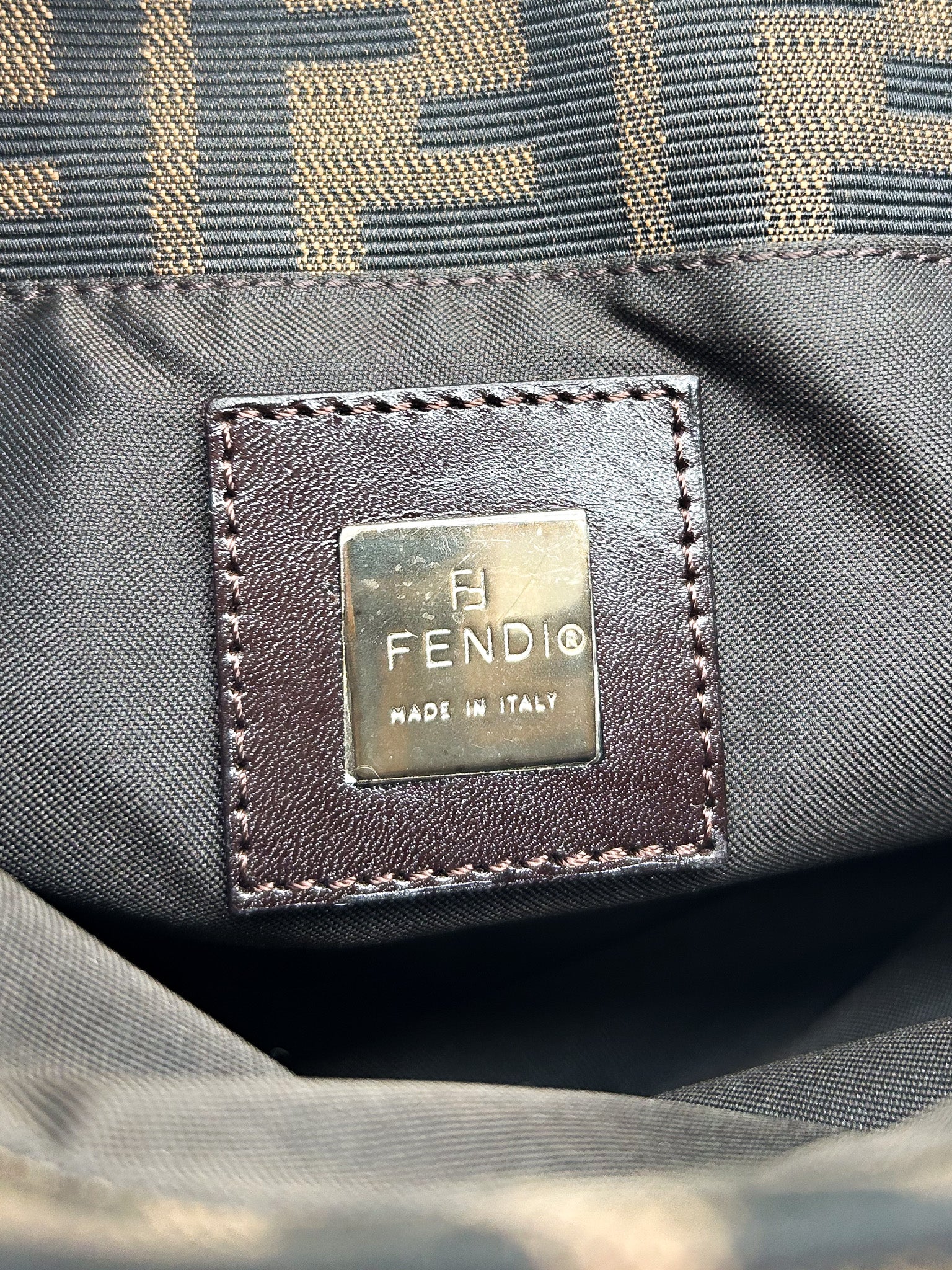 Fendi Zucca Shoulder Bag
