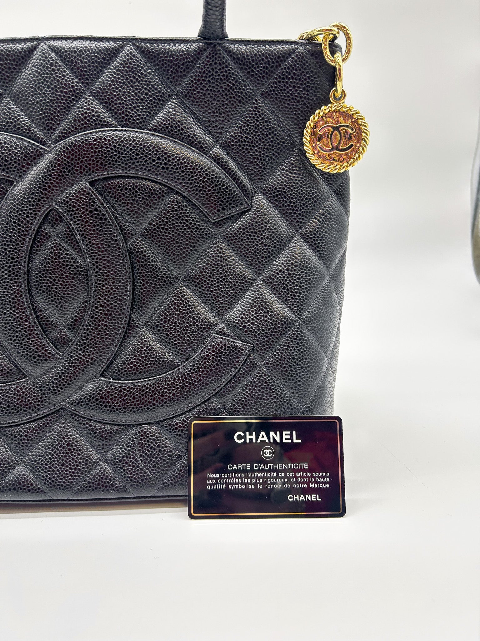 Chanel Caviar Quilted Medallion Tote
