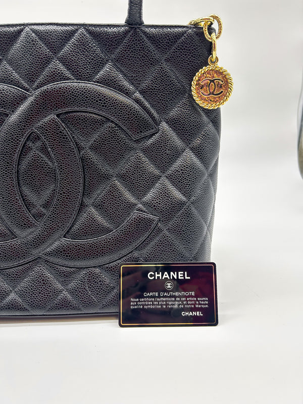 Chanel Caviar Quilted Medallion Tote