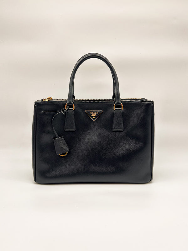 Prada Saffiano Leather Galleria Lux Handbag
