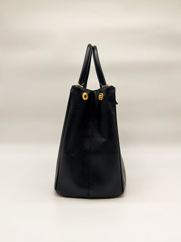 Prada Saffiano Leather Galleria Lux Handbag