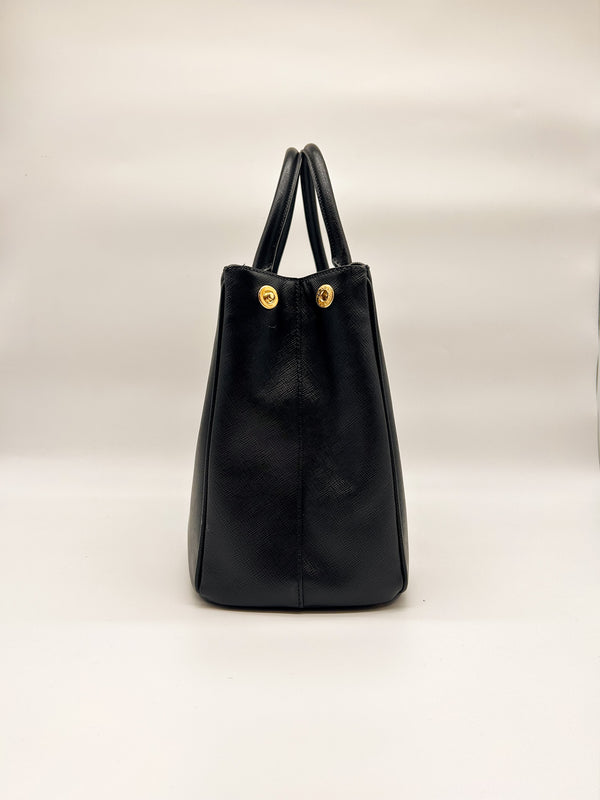 Prada Saffiano Leather Galleria Lux Handbag
