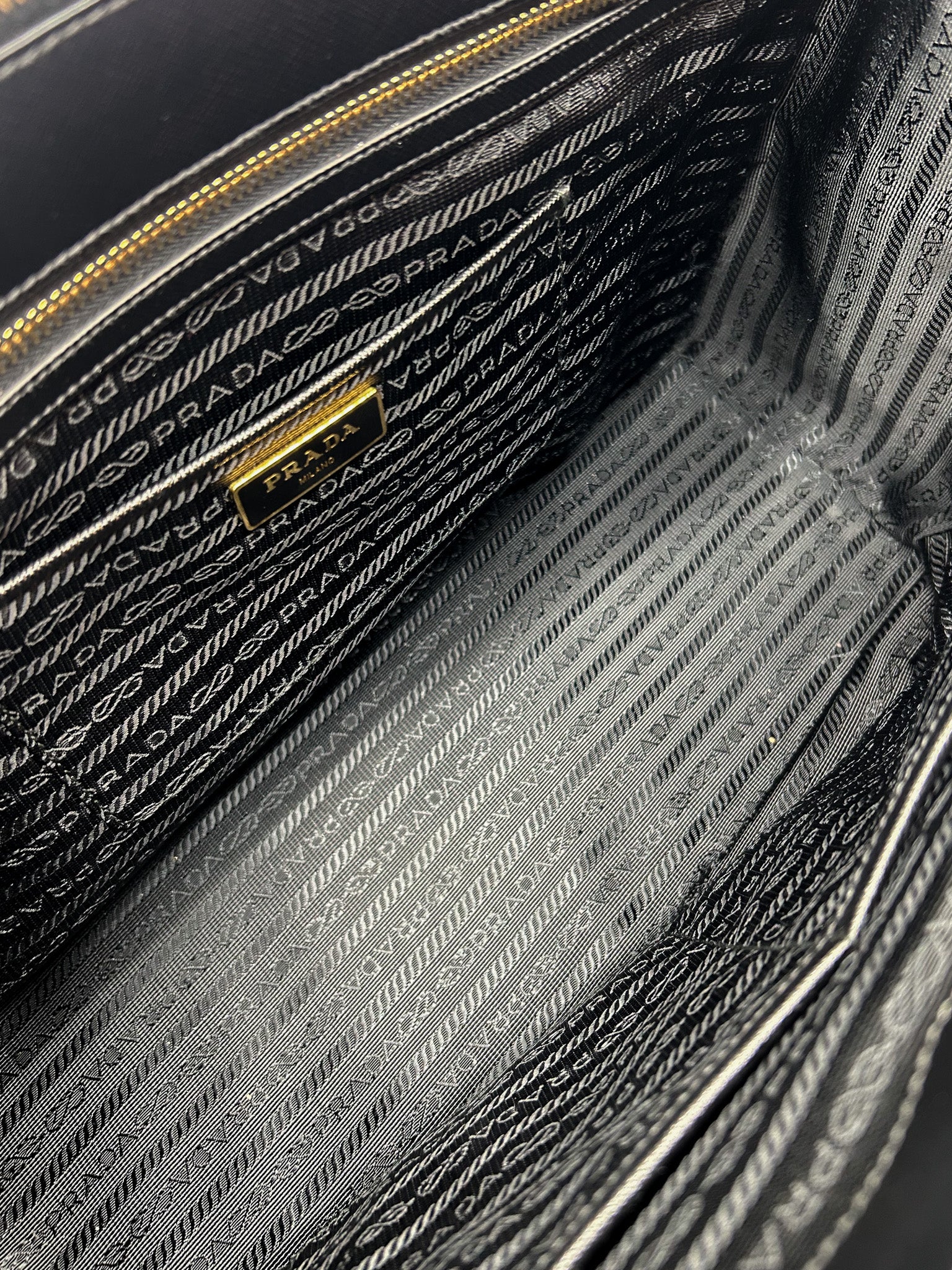 Prada Saffiano Leather Galleria Lux Handbag