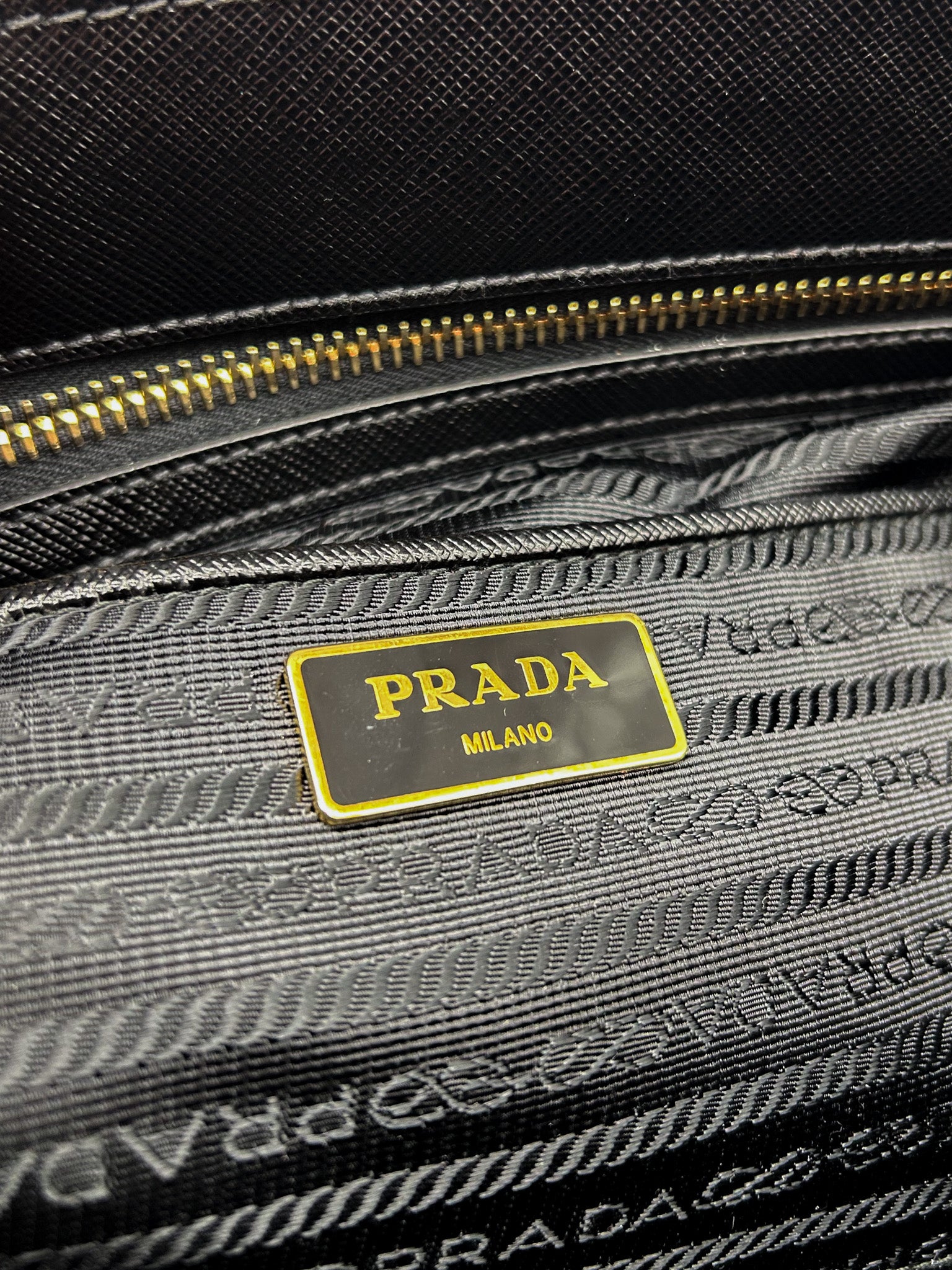 Prada Saffiano Leather Galleria Lux Handbag