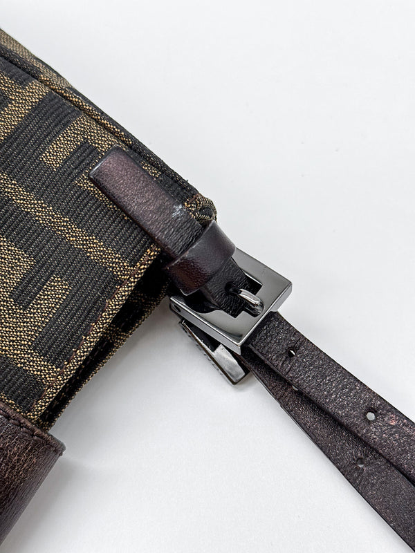 Fendi Zucca Canvas Mini Top Handle Bag