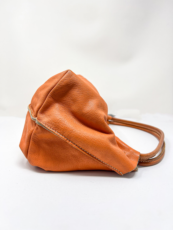 Miu Miu Orange Leather Shoulder Bag