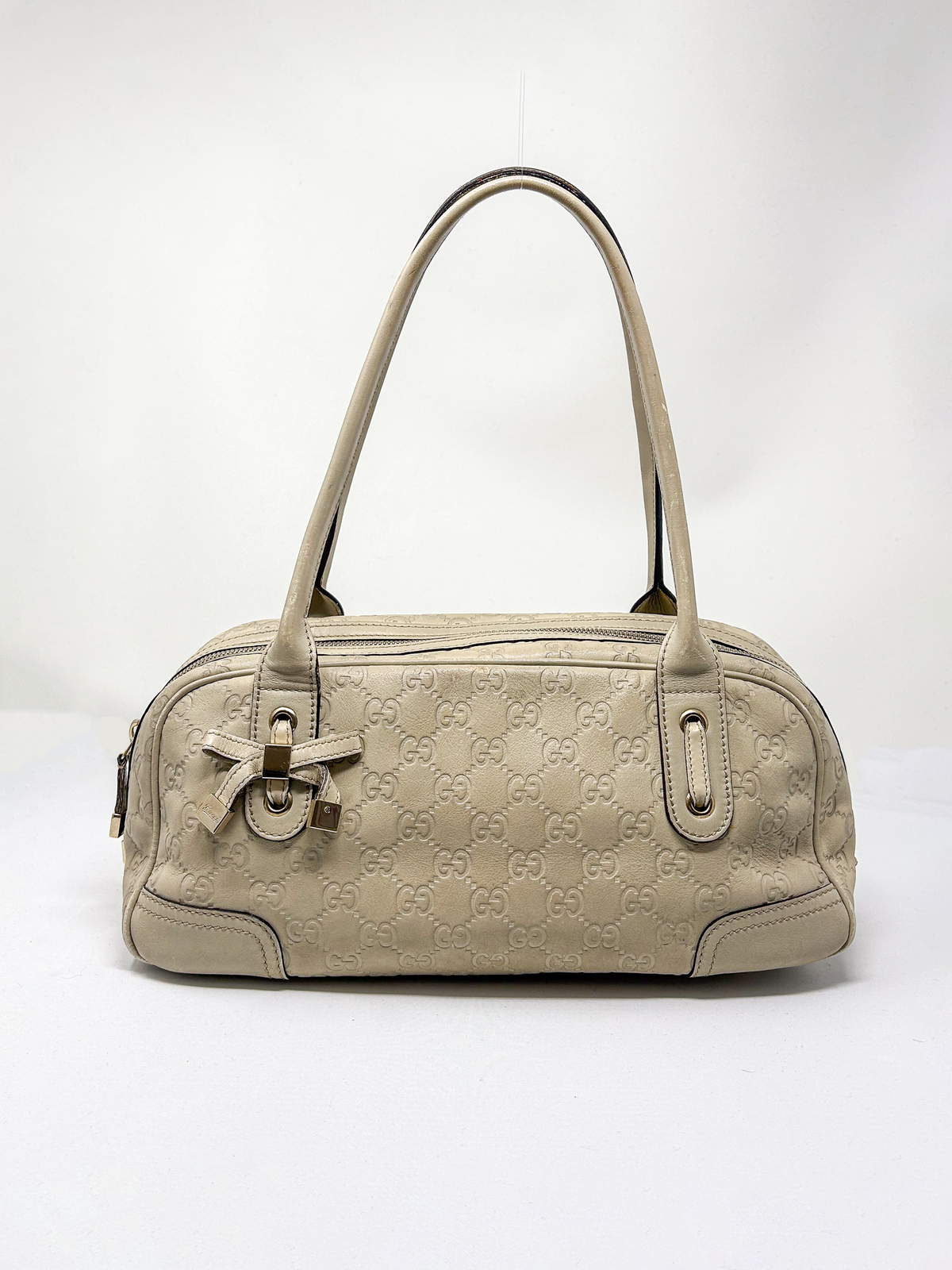 Gucci Leather Princy Boston Bag