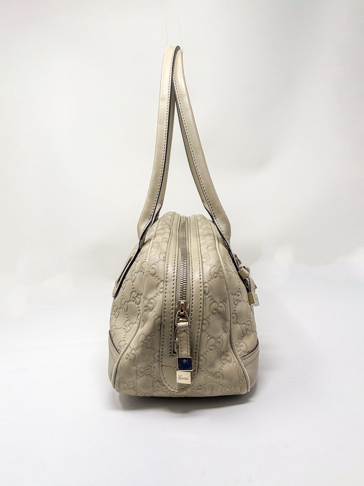 Gucci Leather Princy Boston Bag