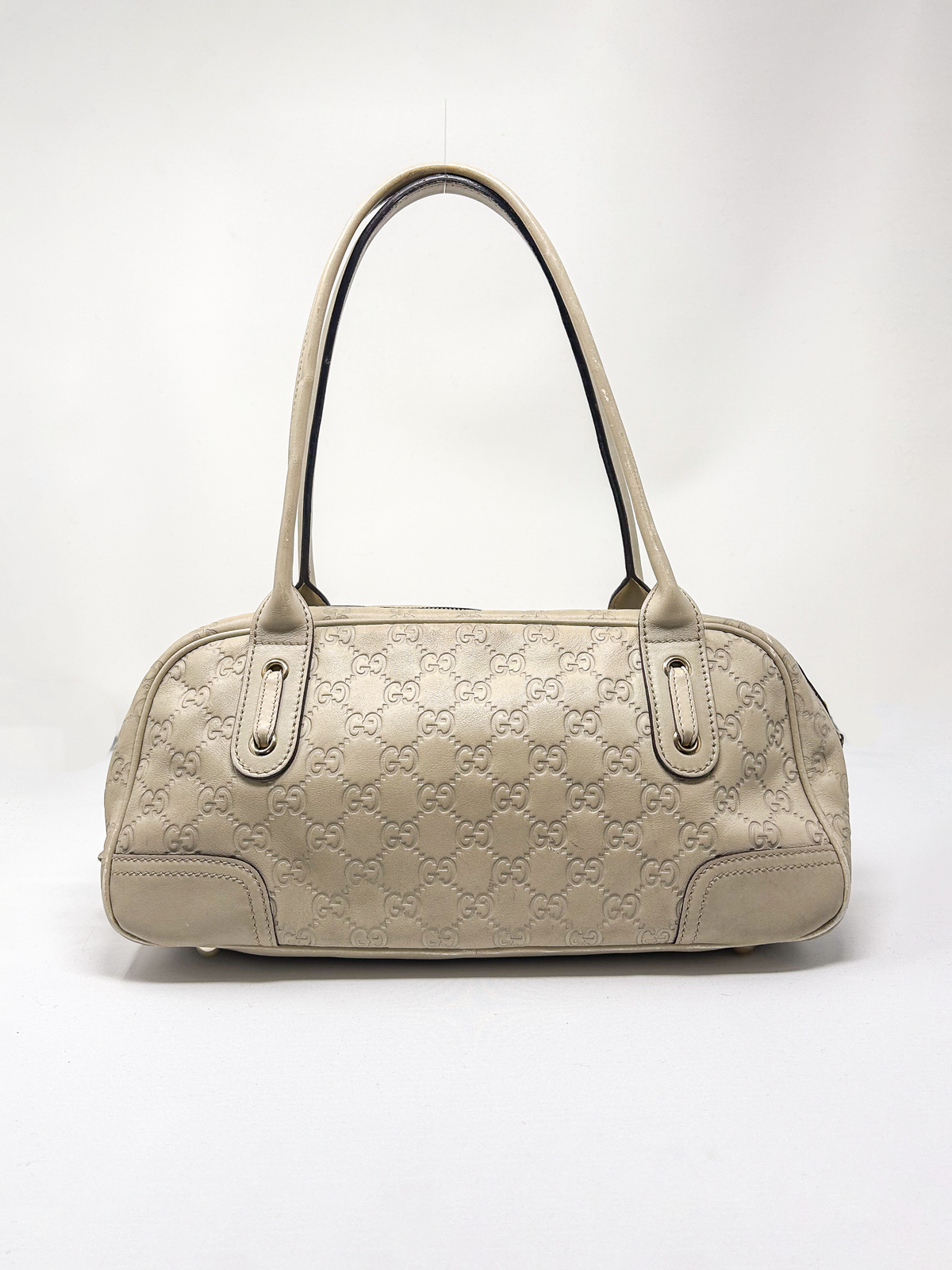 Gucci Leather Princy Boston Bag