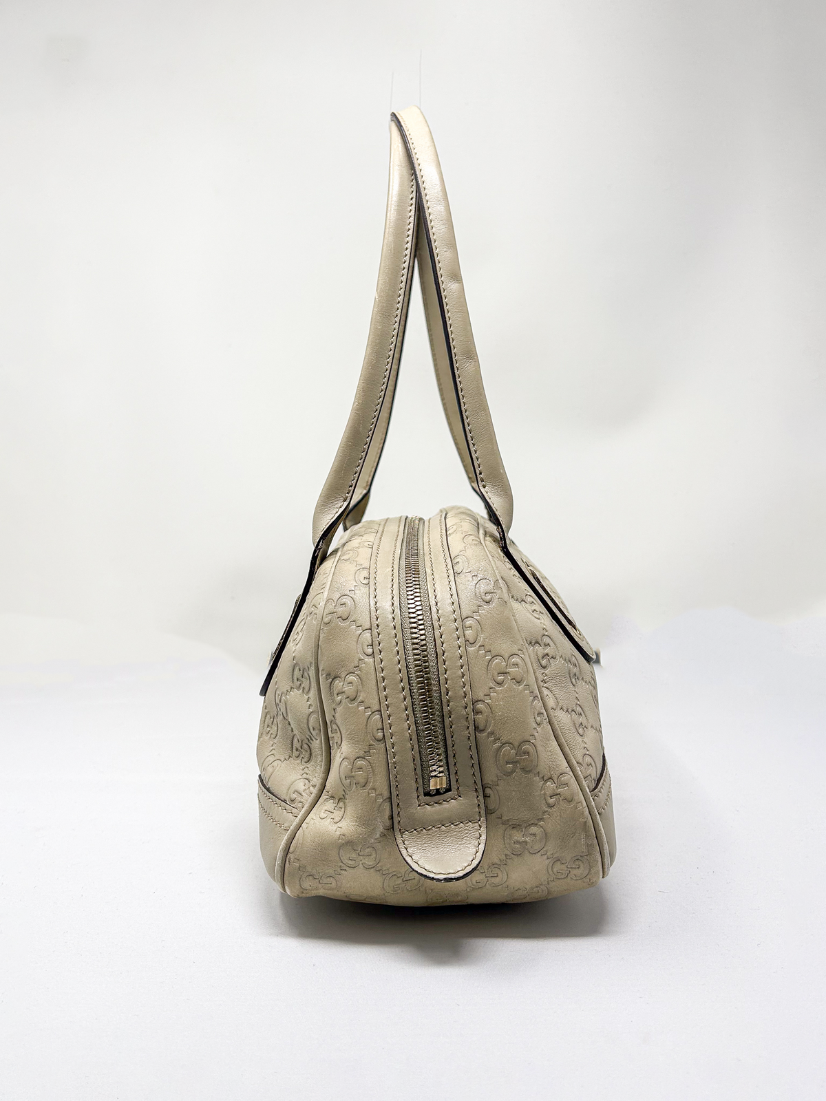 Gucci Leather Princy Boston Bag