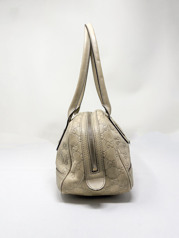 Gucci Leather Princy Boston Bag