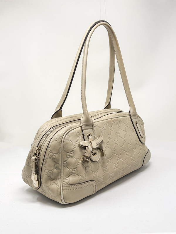 Gucci Leather Princy Boston Bag