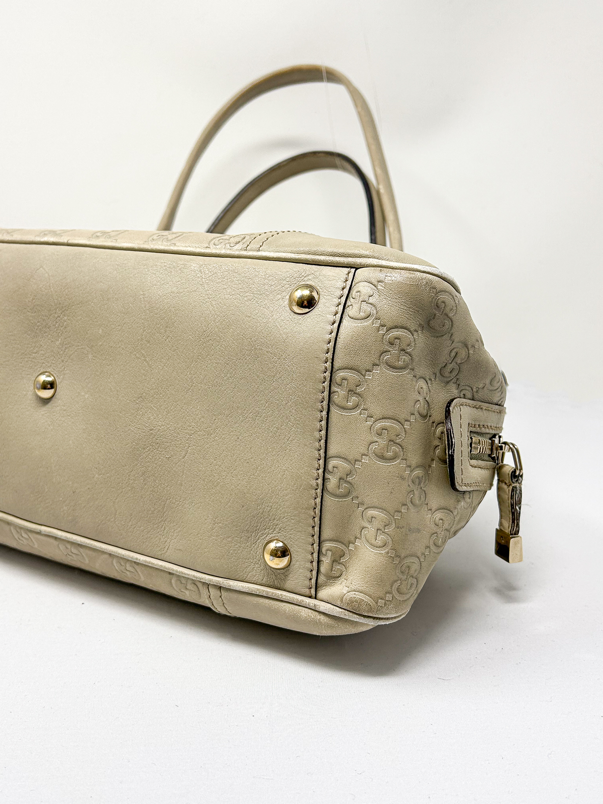Gucci Leather Princy Boston Bag